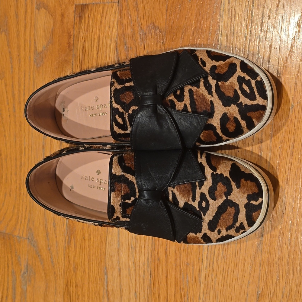 Animal print Slip Ons